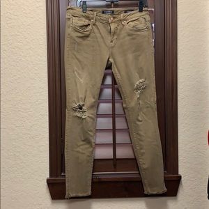 Vigoss “the Chelsea” skinny jeans 29w 28L tan